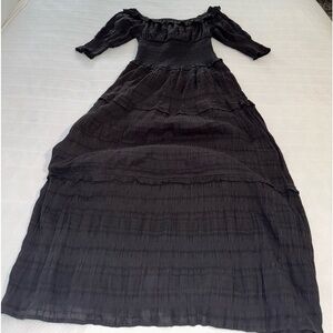 NWT BB DAKOTA black maxi dress. Size M